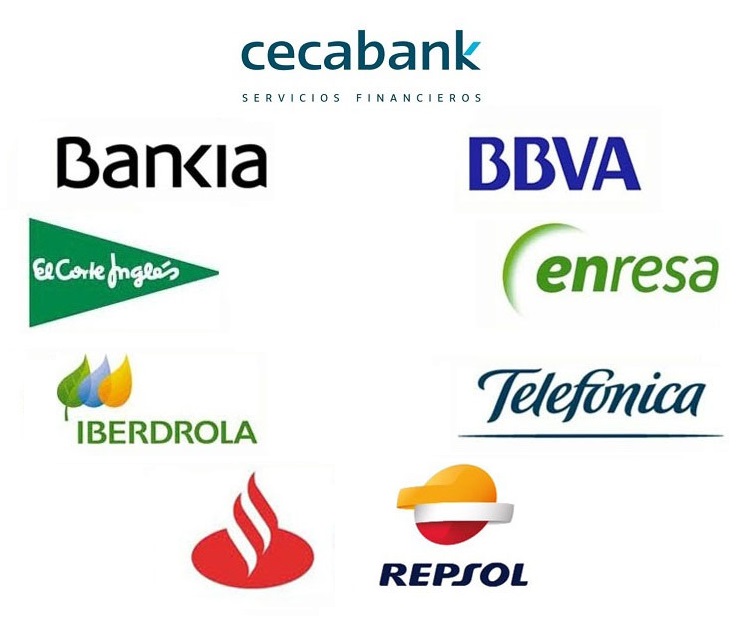 Logos de las empresas patrocinadoras del Programa Primer Empleo de la APM.